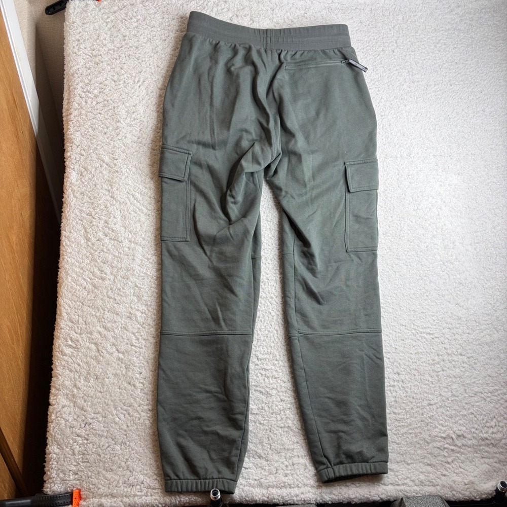 Alo Yoga Mens North Star Cargo Sweatpants Olive Green Joggers Size L - Picture 4 of 7